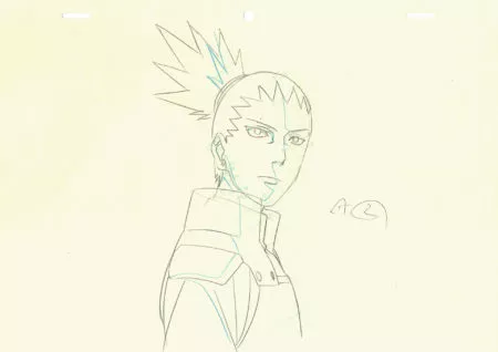  KISHIMOTO Masashi - NARUTO | 2266 – Naruto Shippuden – Shikamaru – correction genga — Page 