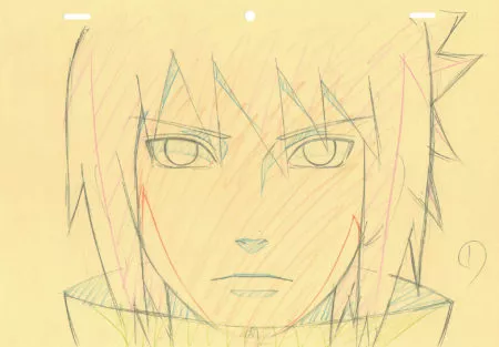  KISHIMOTO Masashi - NARUTO | 2793 – Naruto Shippuden – Sasuke – correction genga — Page 
