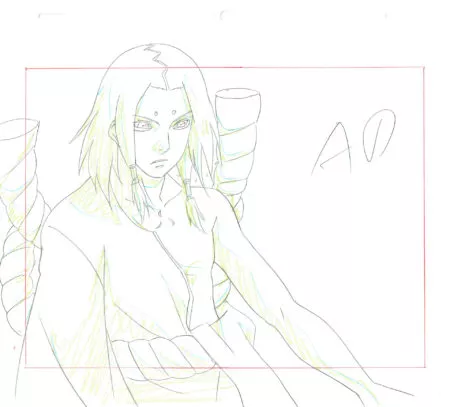  KISHIMOTO Masashi - NARUTO | 3483 – Naruto Shippuden – Kimimaro Kaguya – Genga — Page 