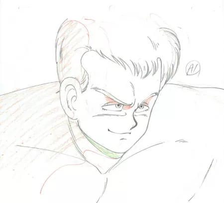  TORIYAMA Akira - DRAGON BALL | 3571 – Dragon Ball – General Blue (Ruban rouge) – Genga — Page 