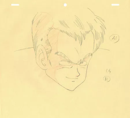  TORIYAMA Akira - DRAGON BALL | 3572 – Dragon Ball – General Blue (Ruban rouge) – Correction Genga — Page 