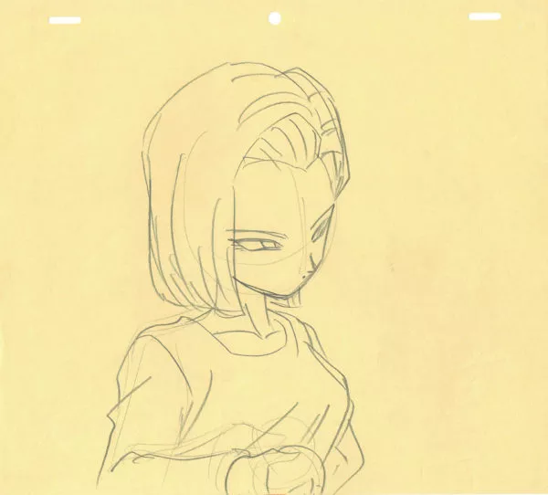 TORIYAMA Akira - DRAGON BALL — 3700 – Dragon Ball Z – Ep 214 – Cyborg C 18 – Crayonné