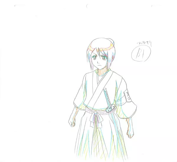 KUBO Tite - BLEACH — 1047 – Bleach – Ep 34 – Momo Hinamori – Genga