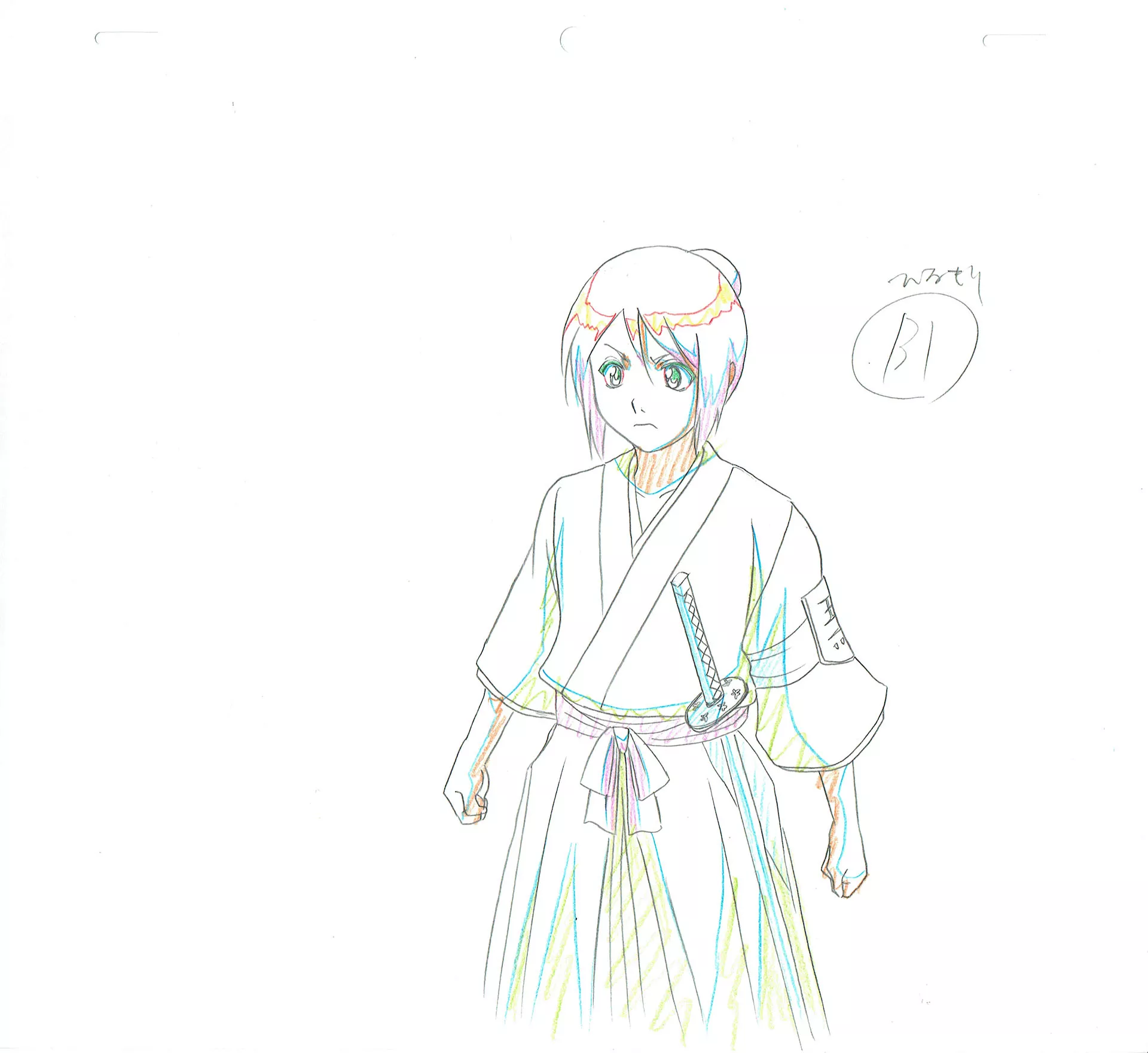 KUBO Tite - BLEACH — 1047 – Bleach – Ep 34 – Momo Hinamori – Genga