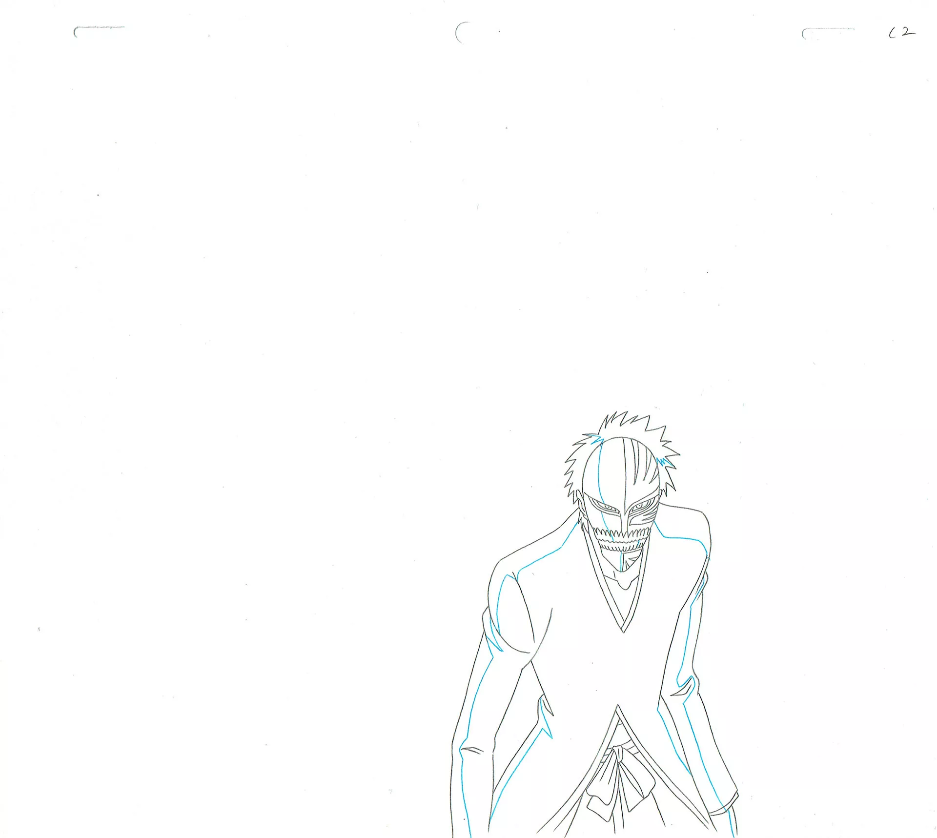 KUBO Tite - BLEACH — 1232 – Bleach – Ichigo Kurosaki in Hollow mode – Doga (douga)