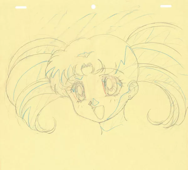 TAKEUCHI Naoko - SAILOR MOON — 3409 – Sailor Moon – Episode 112 – Chibiusa – Correction genga
