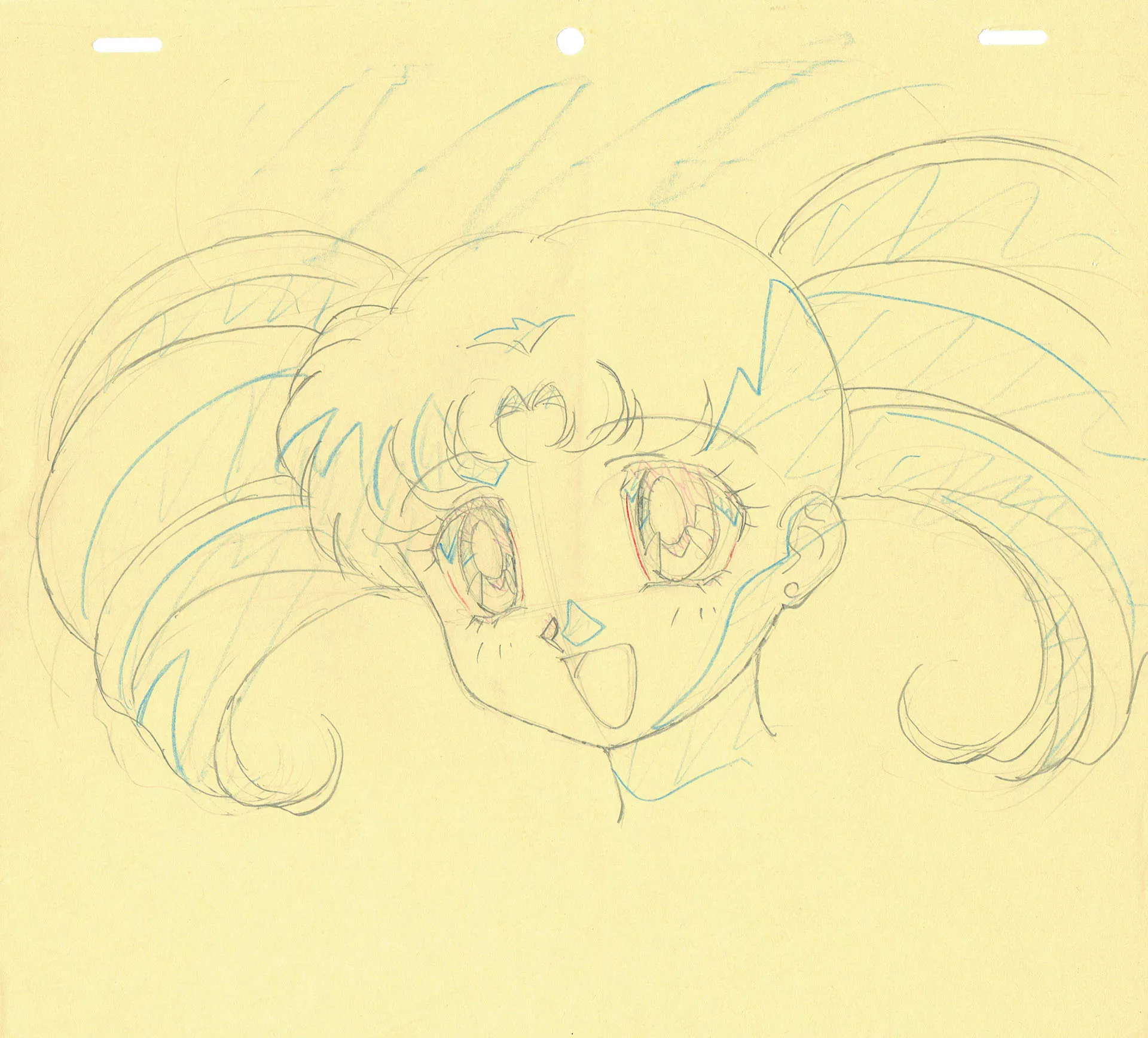 TAKEUCHI Naomi - PRETTY SOLDIER SAILOR MOON — 3409 – Sailor Moon – Episode 112 – Chibiusa – Sailor Chibi Moon – Correction genga