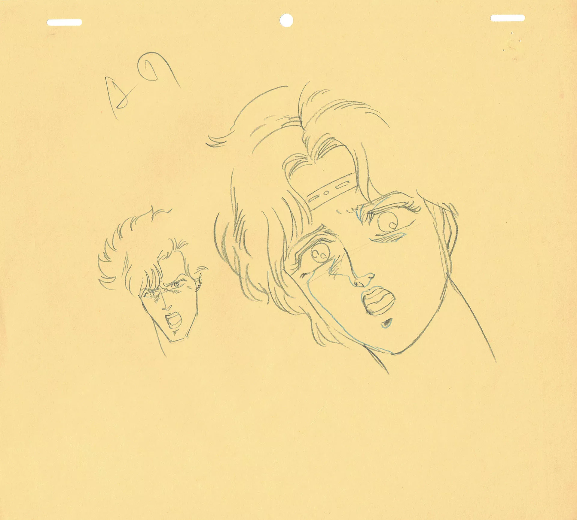 HARA Tetsuo - KEN LE SURVIVANT (Hokuto no Ken) — 4090 – Ken le survivant (Hokuto no Ken) – Episode 110 – Bart et Lin – correction de Genga