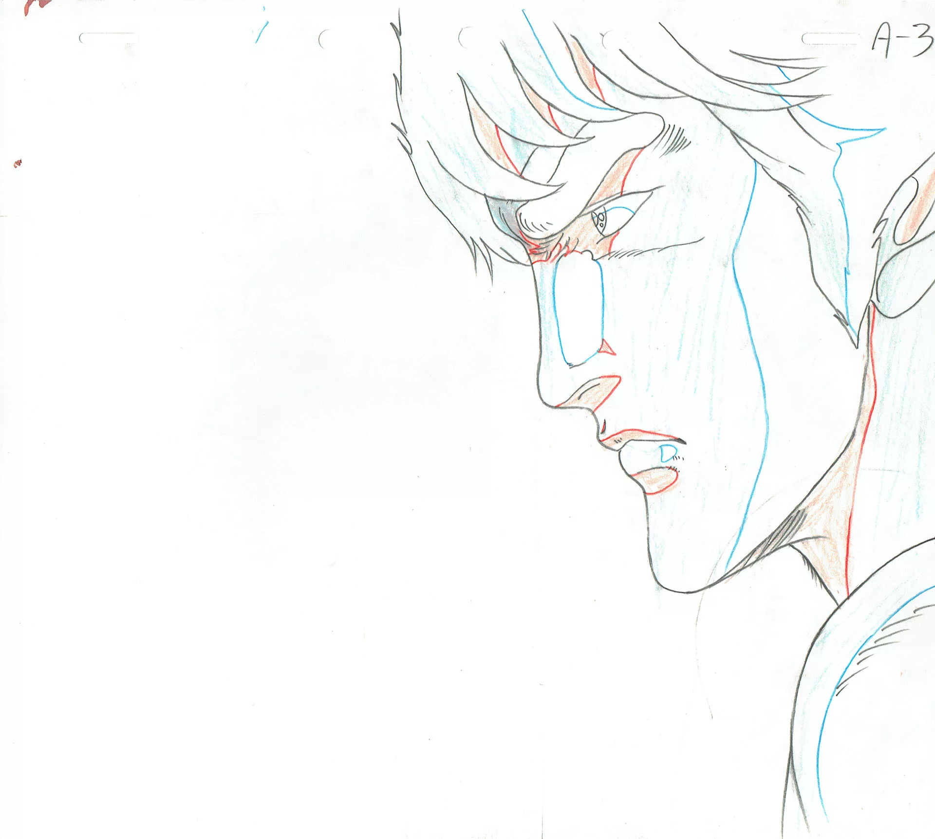 HARA Tetsuo - FIST OF THE NORTH STAR (Hokuto no Ken) — 4105 – Fist of the North Star (Hokuto no Ken) – Kenshiro – Doga (douga)