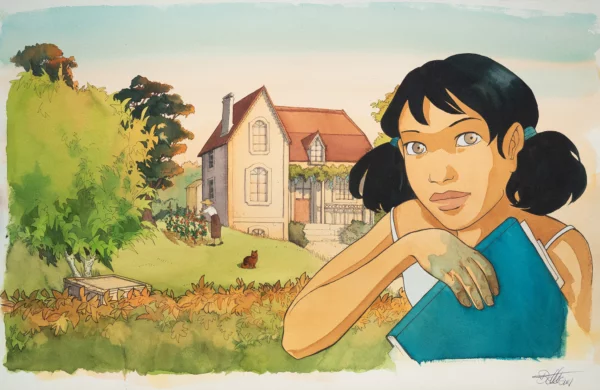 Isabelle DETHAN — Eva and her blue hands — Cover