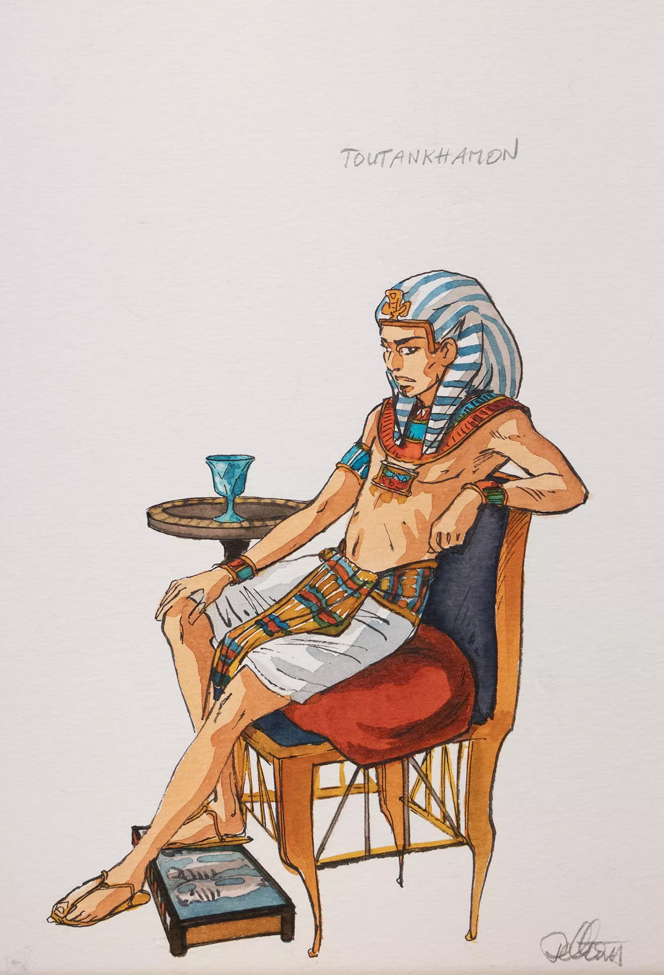 Isabelle DETHAN — Le Figaro Histoire — Illustration - Toutankhamon