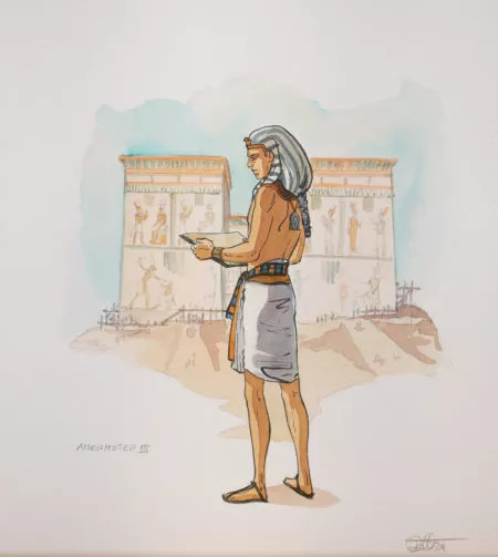 Isabelle DETHAN | Le Figaro Histoire — Illustration - Amenhotep III — Page 