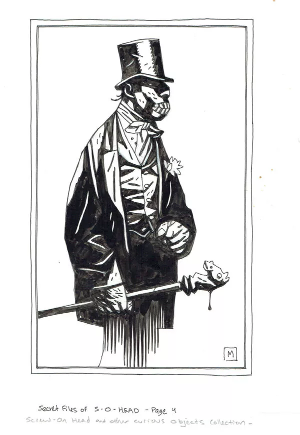 Mike MIGNOLA — 137 – Mr Hyde – Secret files of Screw-On Head — Page 4