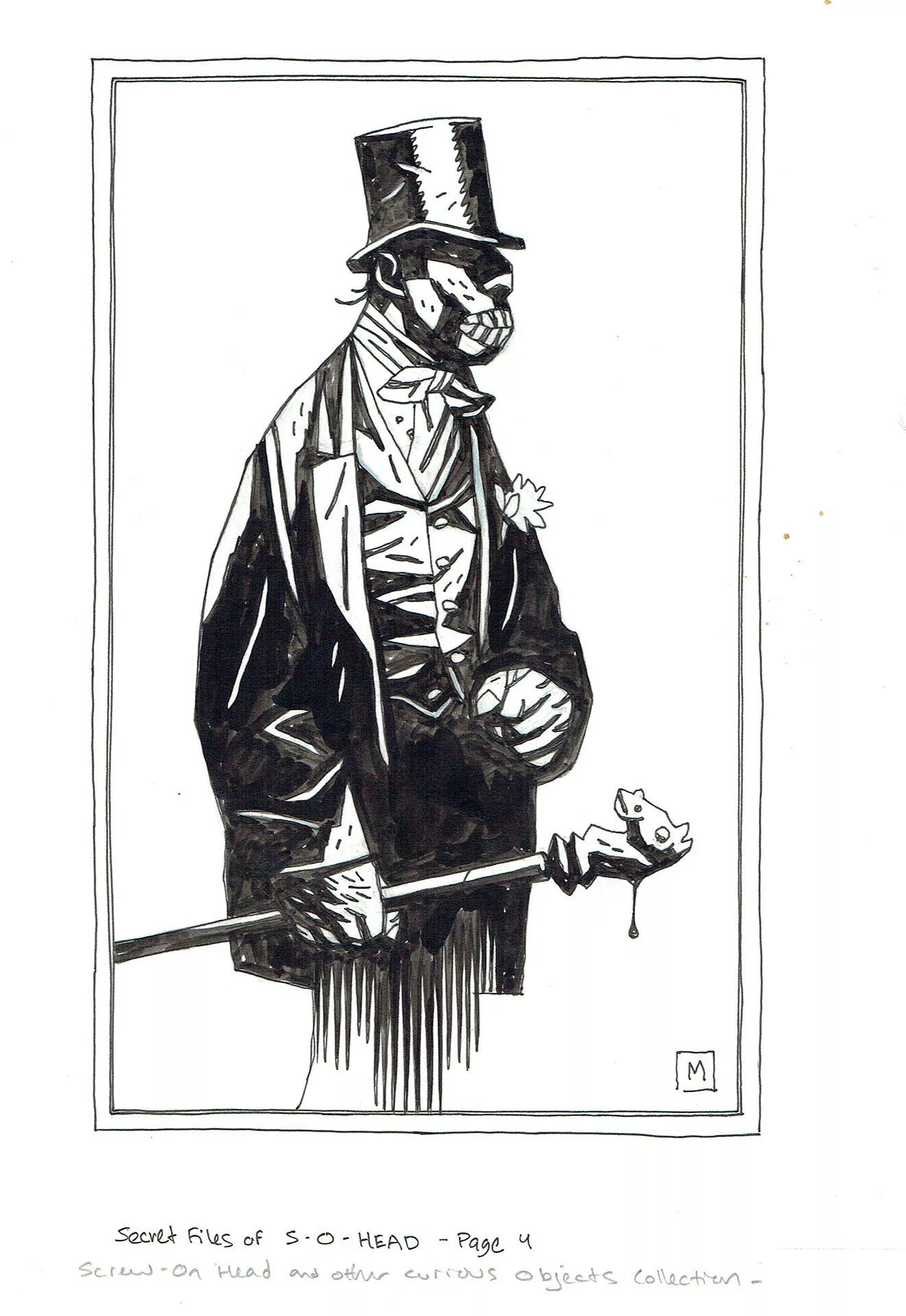 Mike MIGNOLA — 137 – Mr Hyde – Secret files of Screw-On Head — Page 4