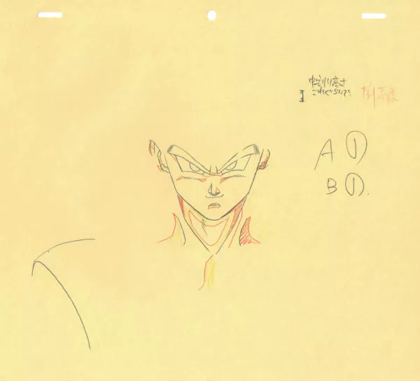 TORIYAMA Akira - DRAGON BALL — 3796 – Dragon Ball Z – Ep 263 – Son Gohan – Correction genga