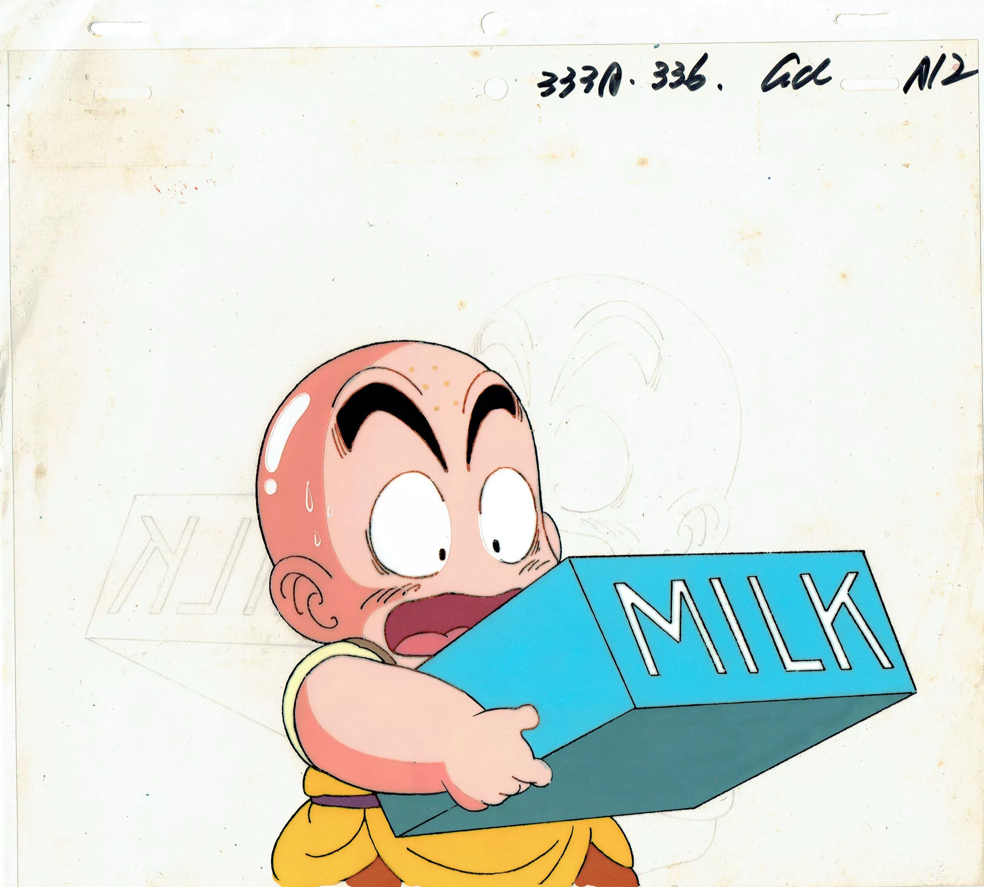 TORIYAMA Akira - DRAGON BALL — 4134 – Dragon Ball – Ep 17 – Krilin – anime cel