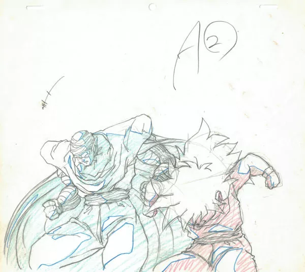 TORIYAMA Akira - DRAGON BALL — 4336 – Dragon Ball Z – Film n°5 – Piccolo et Son Gohan – Genga
