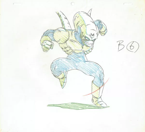 TORIYAMA Akira - DRAGON BALL — 4538 – Dragon Ball Z – Puipui – Genga