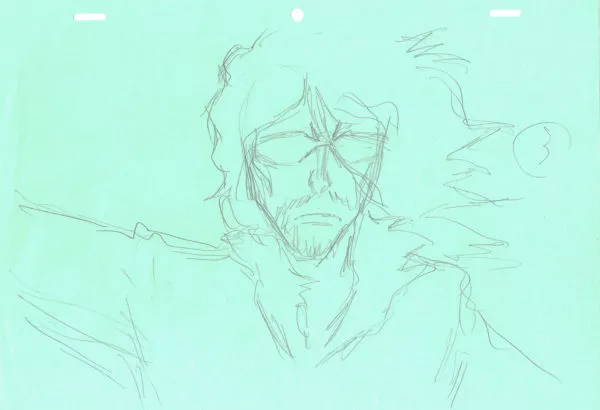 KUBO Tite - BLEACH — 4590 – Bleach – Zangetsu – Correction genga