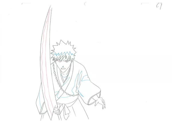 KUBO Tite - BLEACH — 4602 – Bleach – Ichigo Kurosaki – Doga (douga)