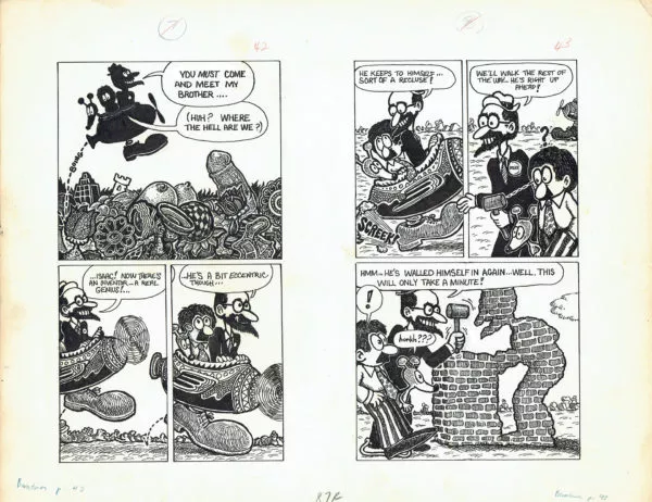 Art SPIEGELMAN — Quentin Fester in Thumbwhere over The Rainbow — Page 7 et 8