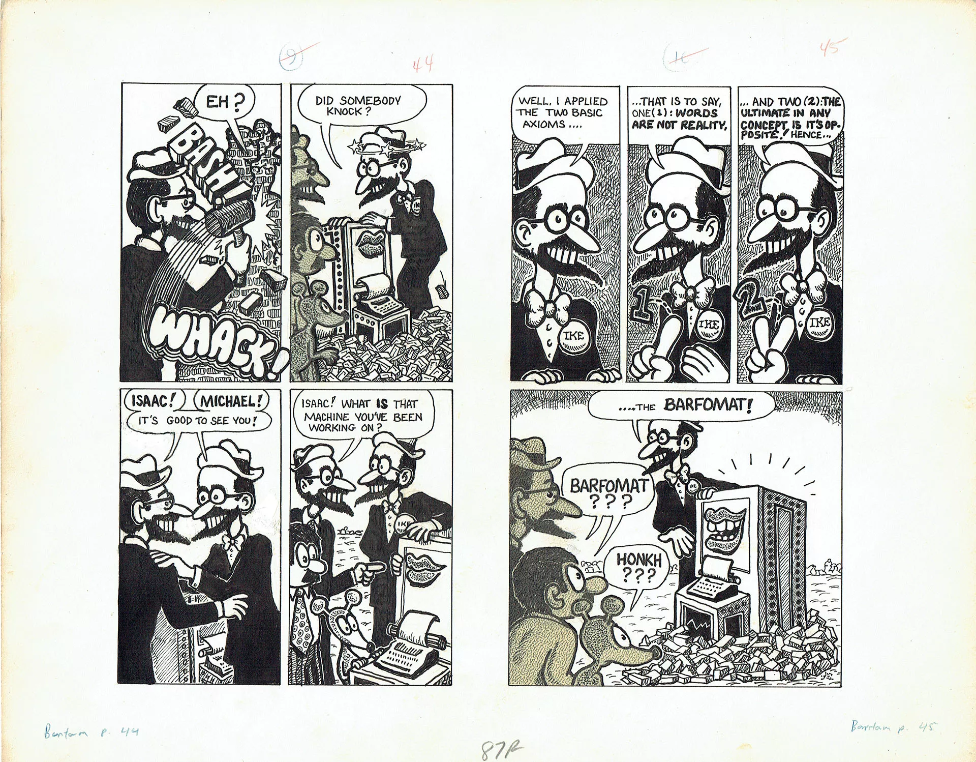 Art SPIEGELMAN — Quentin Fester in Thumbwhere over The Rainbow — Page 9 et 10