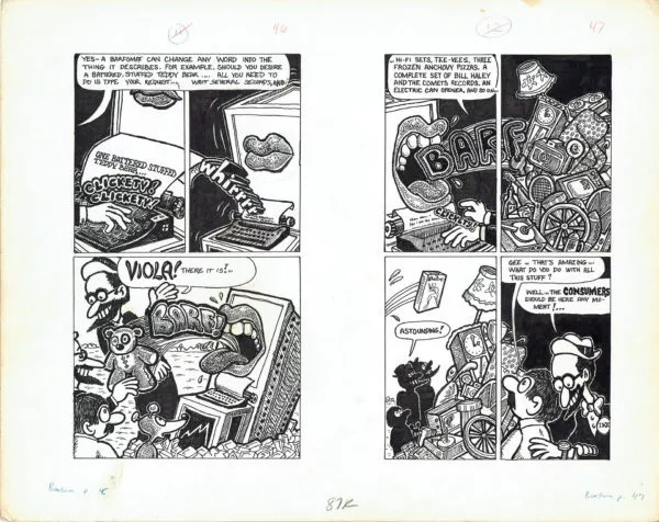 Art SPIEGELMAN — Quentin Fester in Thumbwhere over The Rainbow — Page 11 et 12