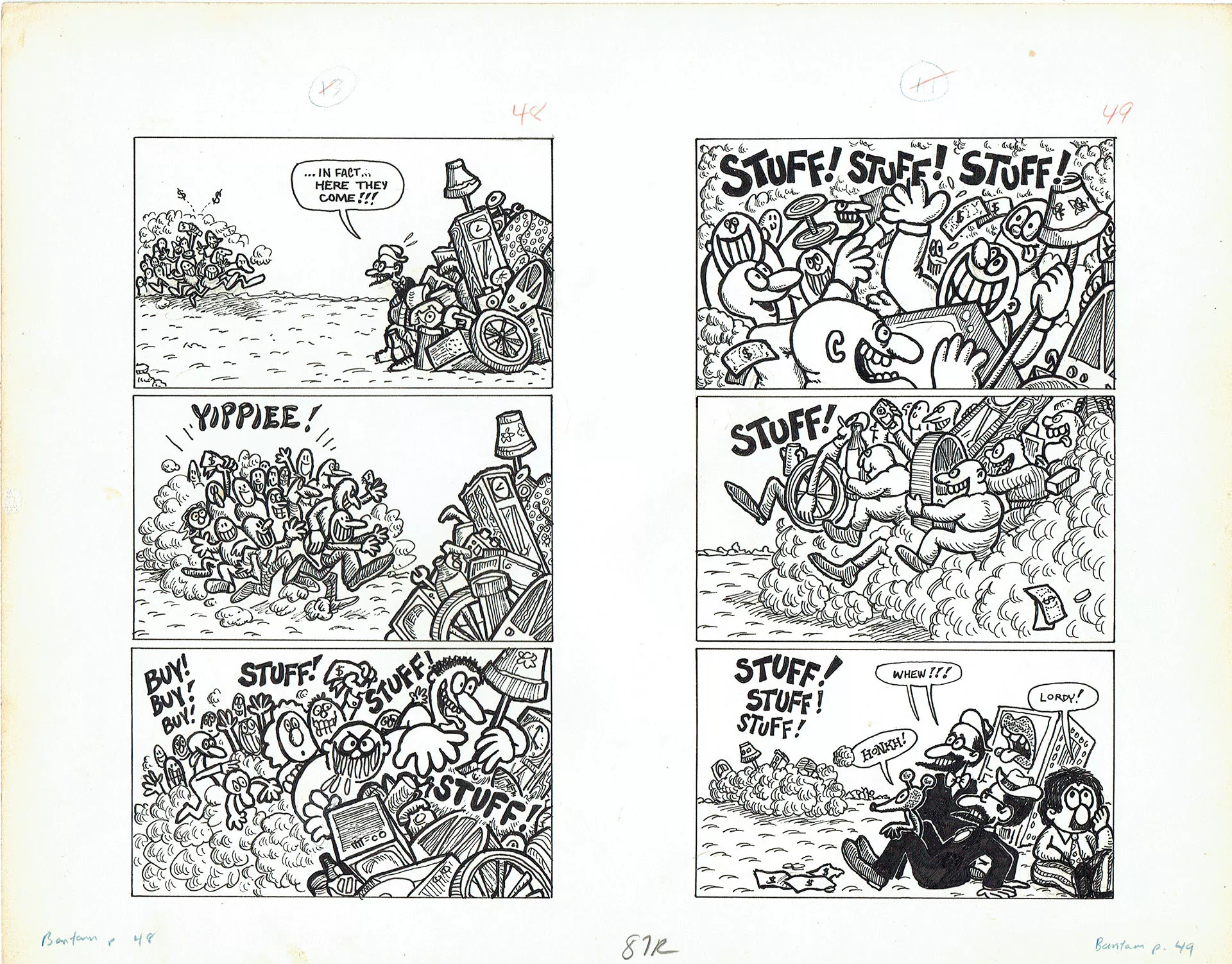 Art SPIEGELMAN — Quentin Fester in Thumbwhere over The Rainbow — Page 13 et 14