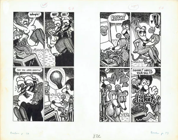 Art SPIEGELMAN — Quentin Fester in Thumbwhere over The Rainbow — Page 17 et 18