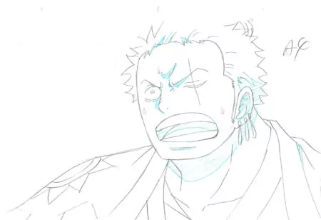  ODA Eiichiro - ONE PIECE | One Piece – Roronoa Zoro – Genga – 3455 — Page 