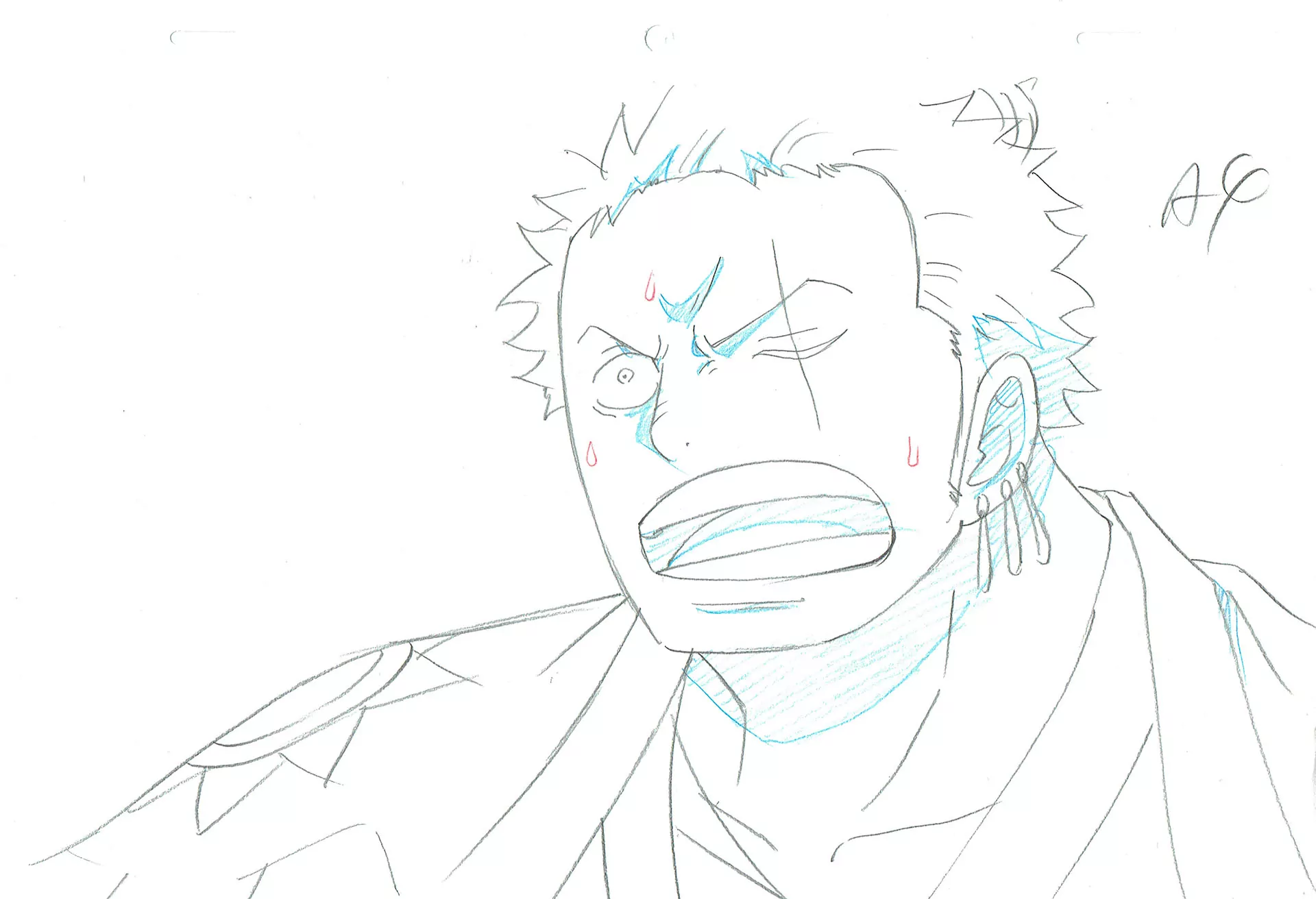 ODA Eiichiro - ONE PIECE | One Piece – Roronoa Zoro – Genga – 3455 — Page 