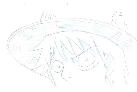  ODA Eiichiro - ONE PIECE | One Piece – Monkey D. Luffy – Genga – 3560 — Page 