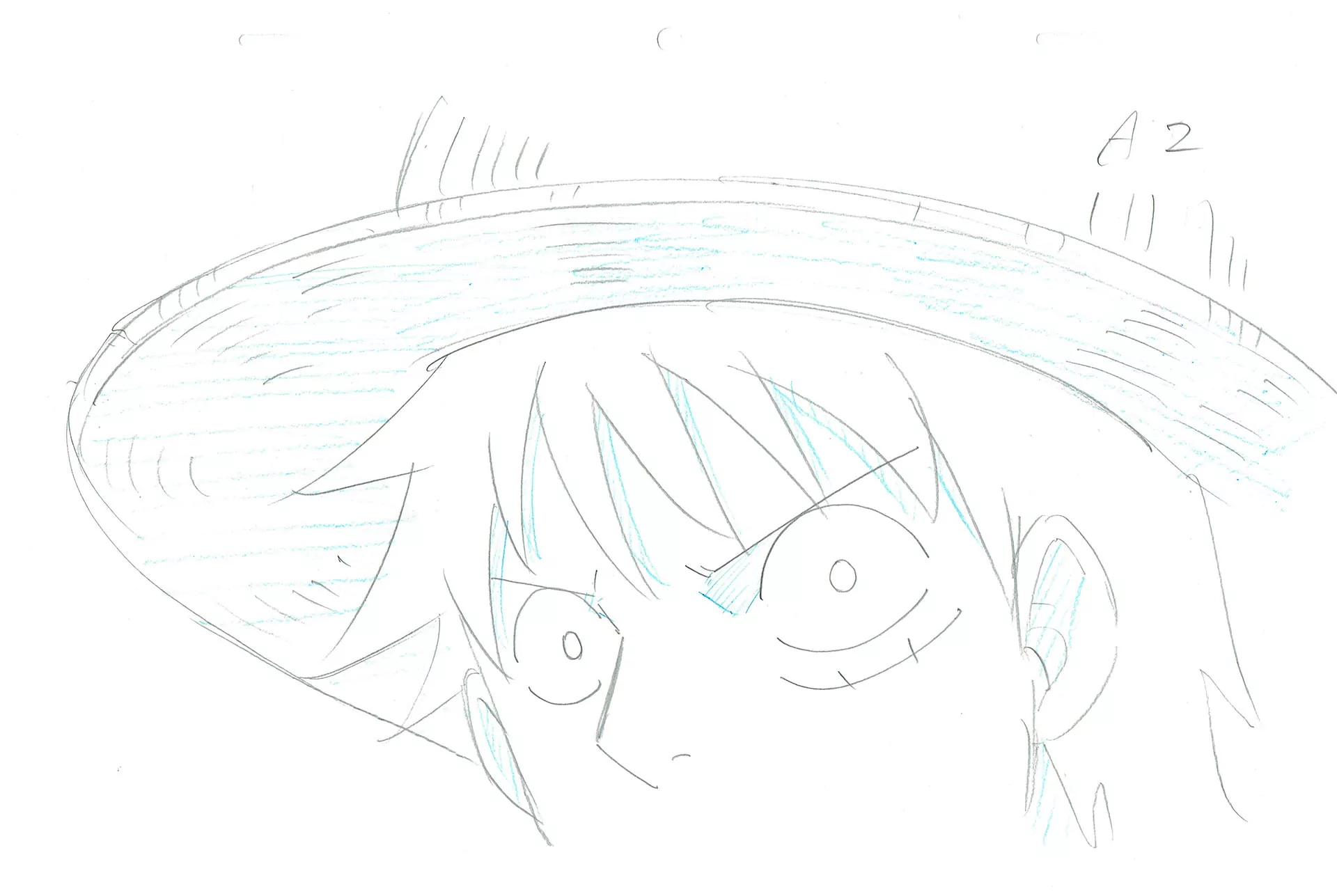  ODA Eiichiro - ONE PIECE | One Piece – Monkey D. Luffy -Genga – 3560 — Page 