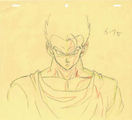  TORIYAMA Akira - DRAGON BALL | Dragon Ball Z – DBZ – Son Gohan – Corrrection genga – 3794 — Page 