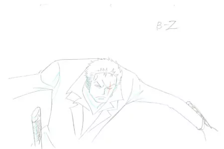  ODA Eiichiro - ONE PIECE | One Piece – Roronoa Zoro – Genga – 3921 — Page 