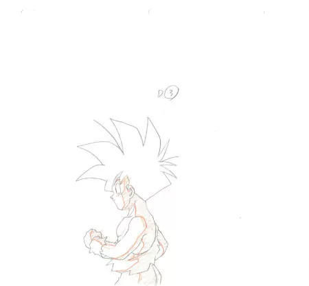  TORIYAMA Akira - DRAGON BALL | Dragon Ball Z – DBZ – Son Gohan – Genga – 3950 — Page 