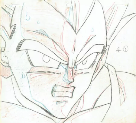  TORIYAMA Akira - DRAGON BALL | Dragon Ball Z – DBZ – Vegeta – genga – 5168 — Page 