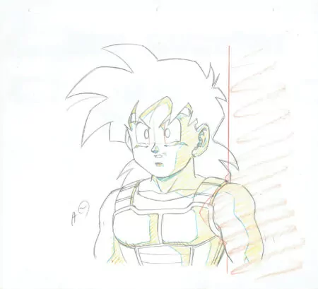  TORIYAMA Akira - DRAGON BALL | Dragon Ball Z – DBZ – Son Gohan – Genga – 5213 — Page 