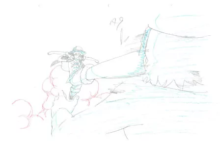  ODA Eiichiro - ONE PIECE | One Piece – Monkey D. Luffy – Genga – 3567 — Page 