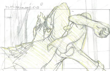  ODA Eiichiro - ONE PIECE | One Piece – Monkey D. Luffy et Gecko Moria – Layout – 4668 — Page 