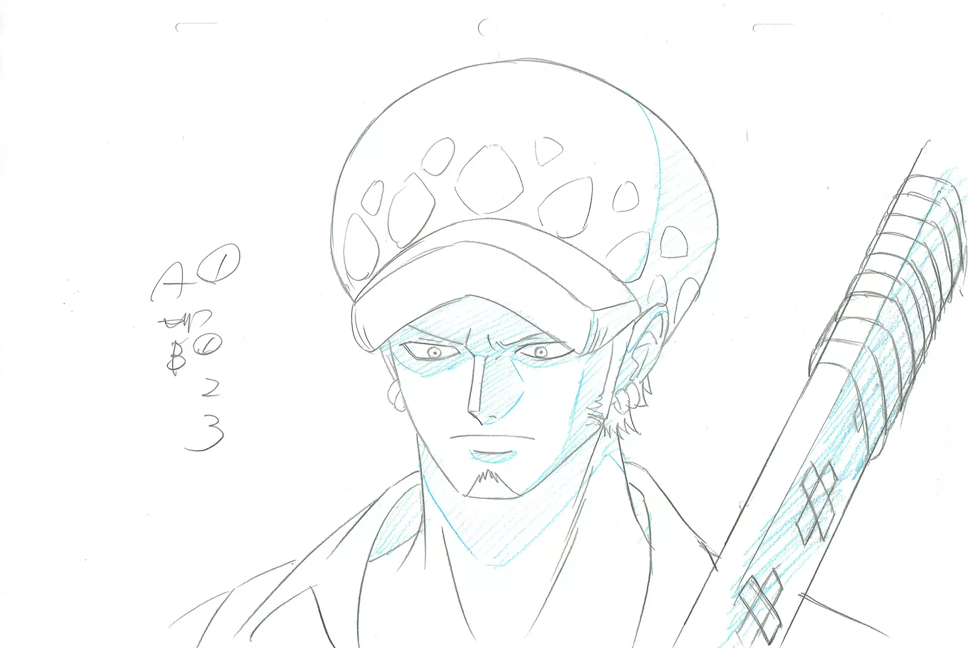 ODA Eiichiro - ONE PIECE — One Piece – Trafalgar Law – genga – 5239