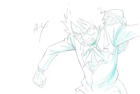  ODA Eiichiro - ONE PIECE | One Piece – Monkey D. Luffy – genga – 5331 — Page 