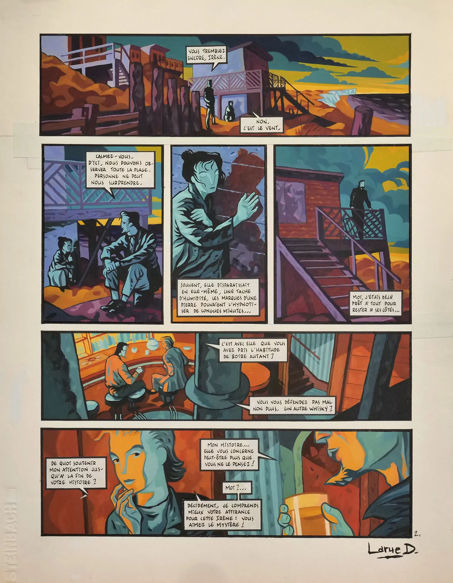 Denis LARUE — Les larmes d&rsquo;Irène — Revue À Suivre n°221 (1996) — Page 2
