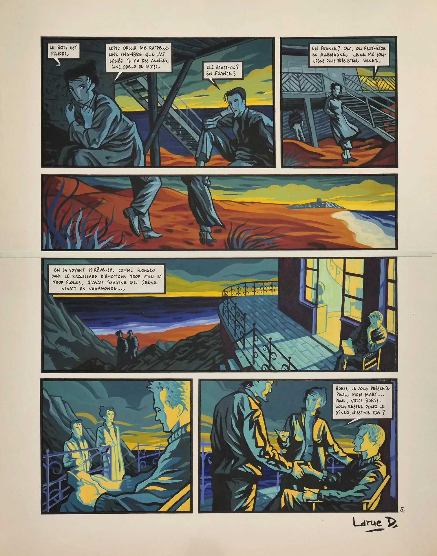 Denis LARUE — Les larmes d’Irène — Revue À Suivre n°221 (1996) — Page 5 Denis LARUE — Les larmes d’Irène — Revue À Suivre n°221 (1996) — Page 5