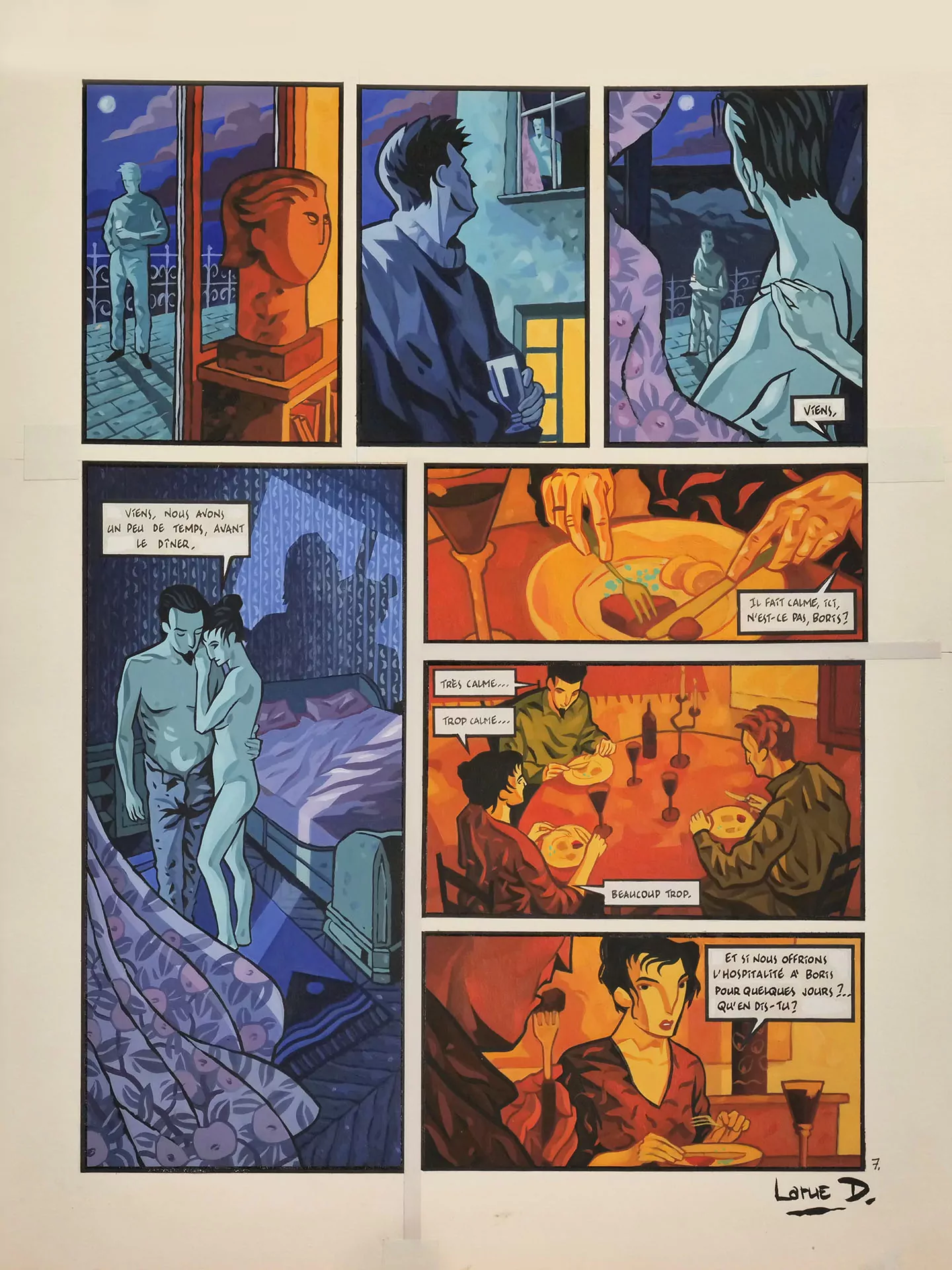 Denis LARUE — Irene’s tears — À Suivre magazine #221 (1996) — Page 7