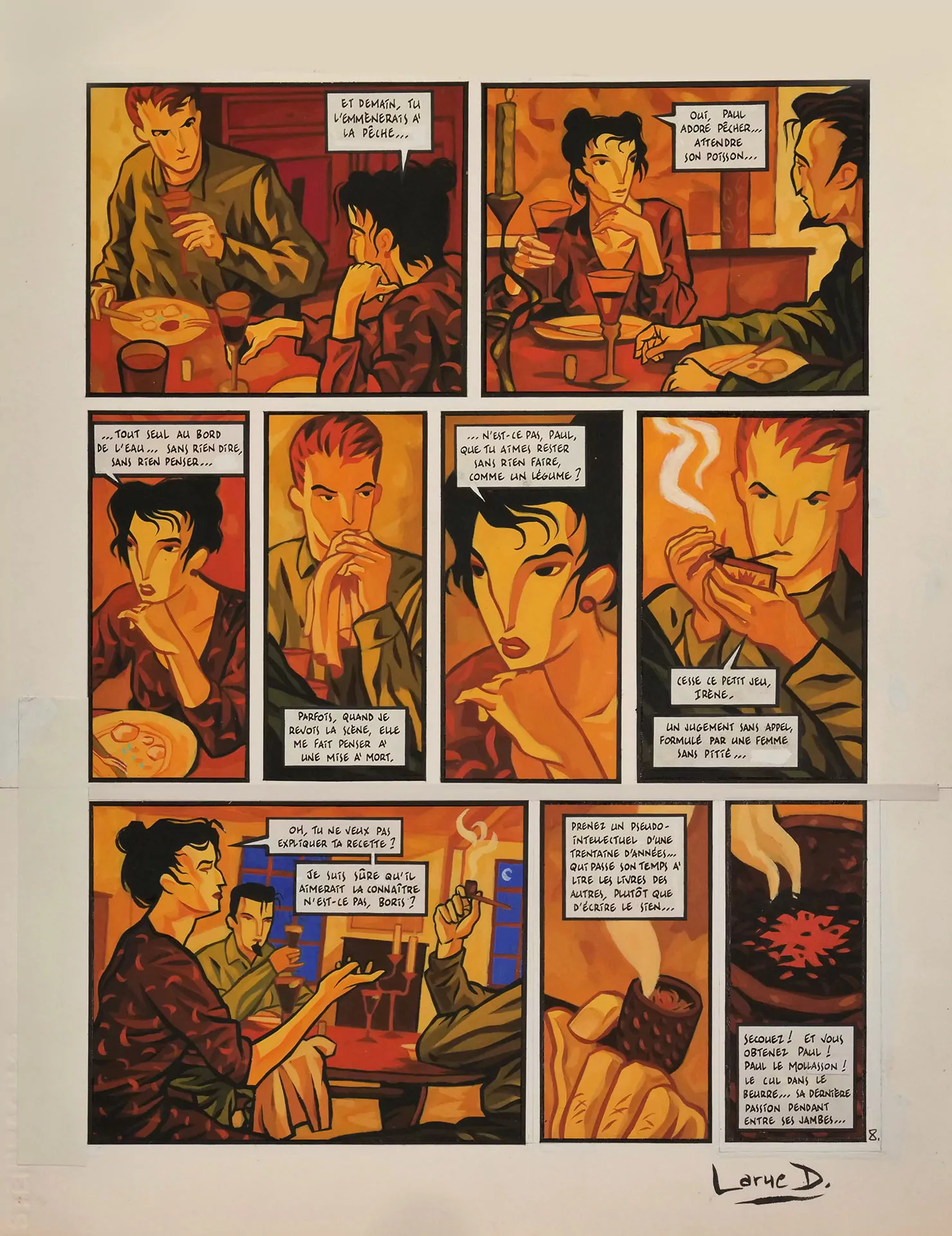 Denis LARUE — Irene’s tears — À Suivre magazine #221 (1996) — Page 8
