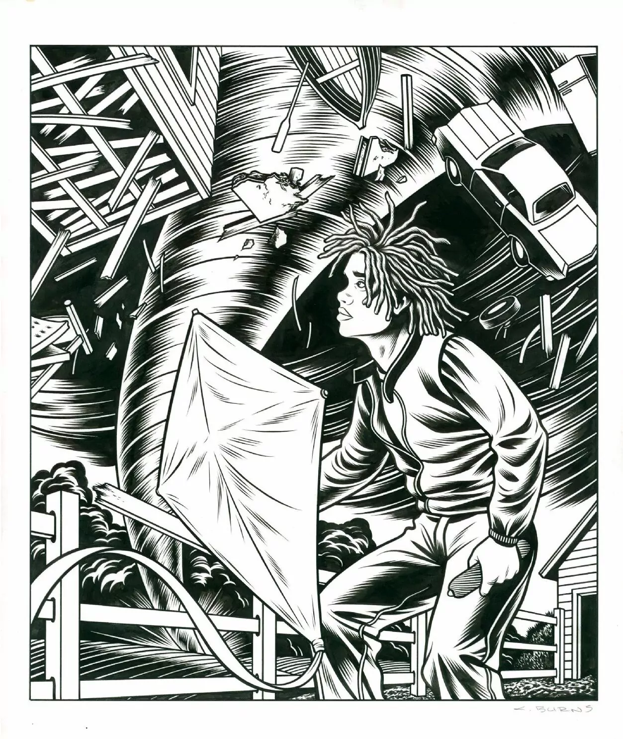 Charles BURNS | Tornado – illustration art — Page 