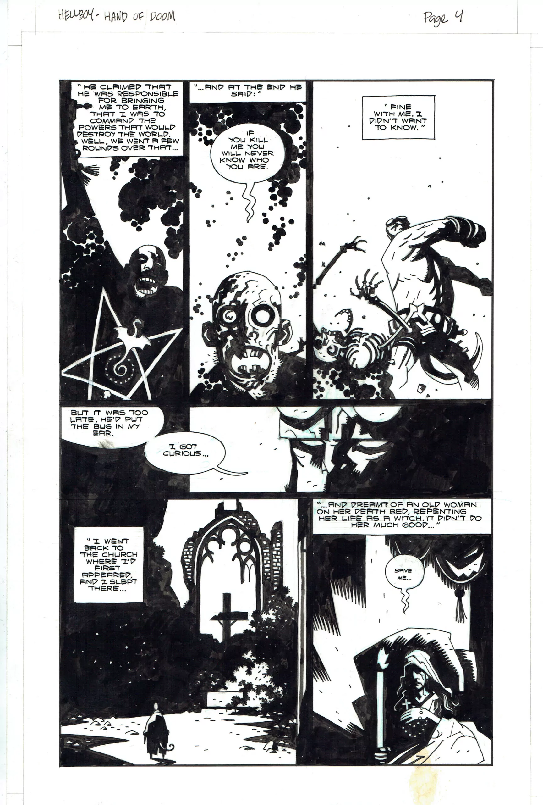 Mike MIGNOLA — Hellboy – The right hand of Doom — Page 4