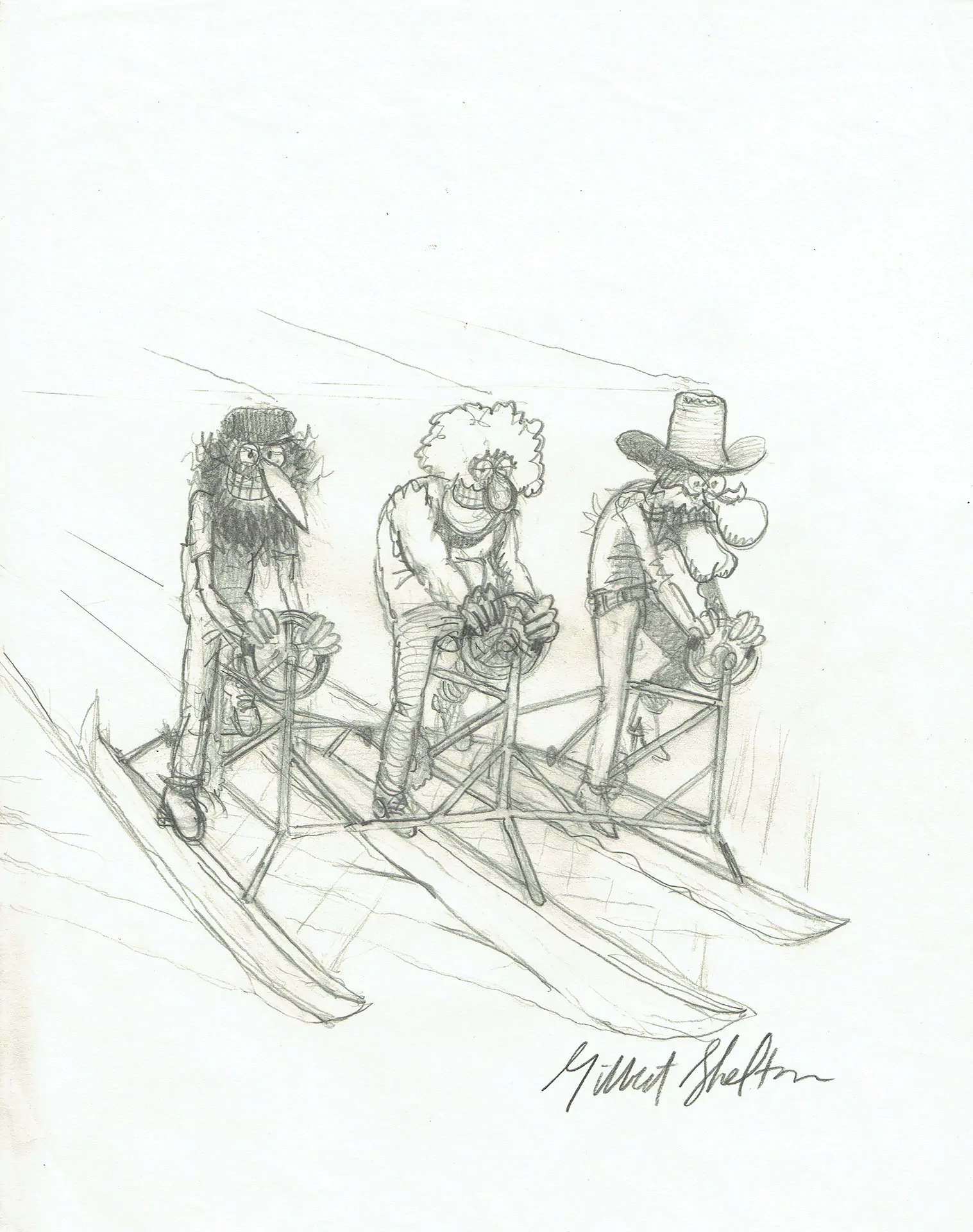 Gilbert SHELTON — The Freak Brothers in Amsterdam — preliminaire Gilbert SHELTON — The Freak Brothers in Amsterdam — preliminaire