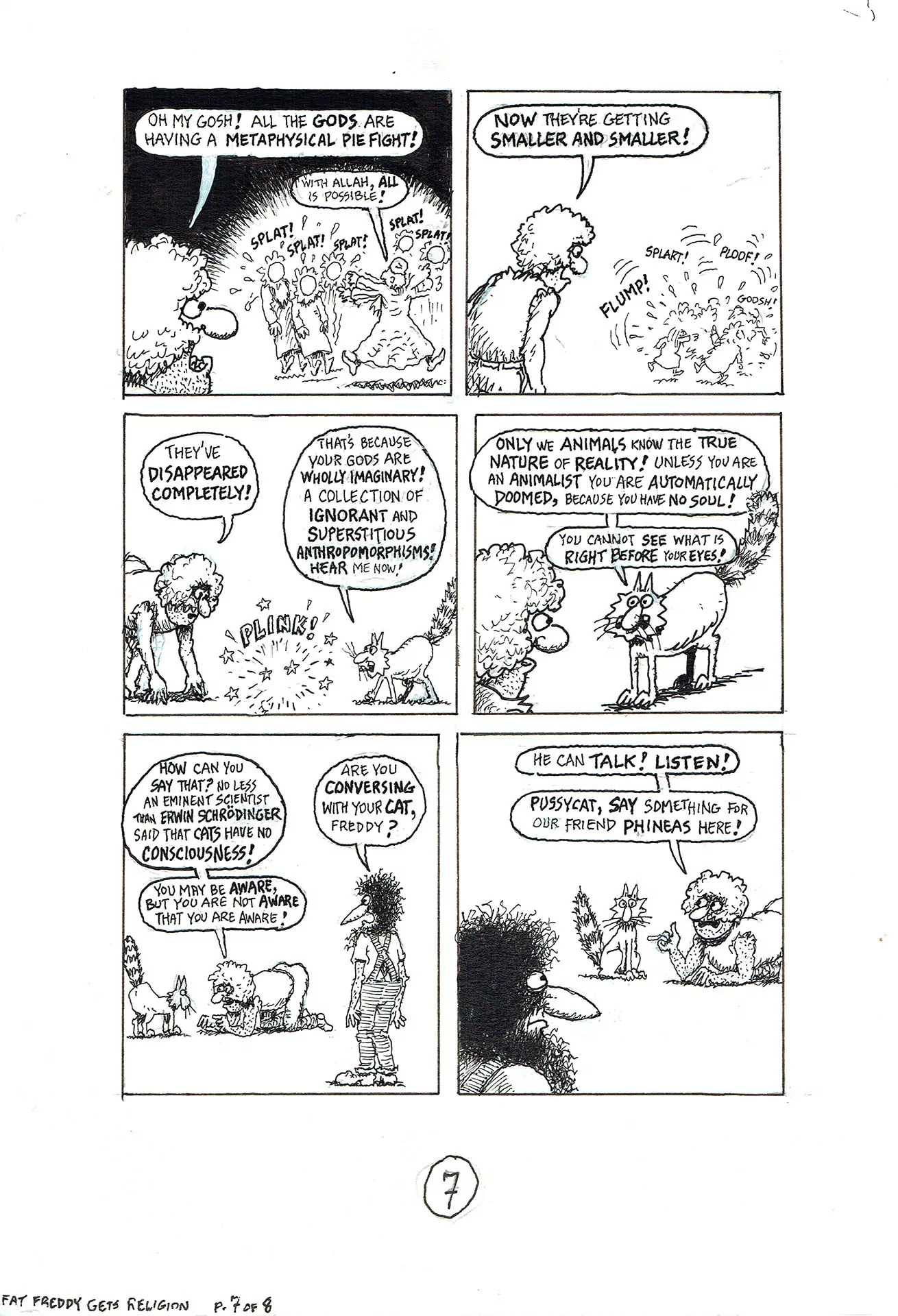 The Freak Brothers - Fat Freddy gets religion